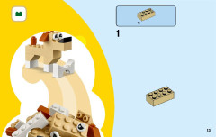 LEGO 11002 instructions page 13 – build guide