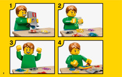 LEGO 11002 instructions page 2 – build guide