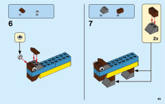 LEGO 11002 instructions page 45 – build guide