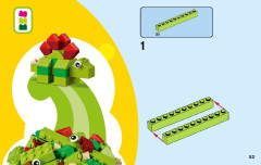 LEGO 11002 instructions page 53 – build guide