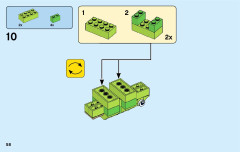 LEGO 11002 instructions page 58 – build guide
