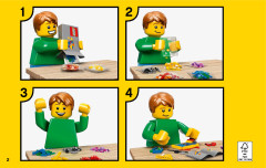 LEGO 11003 instructions page 2 – build guide