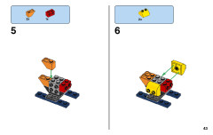 LEGO 11003 instructions page 43 – build guide