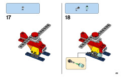 LEGO 11003 instructions page 49 – build guide