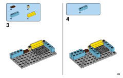 LEGO 11004 instructions page 23 – build guide
