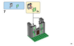 LEGO 11004 instructions page 43 – build guide
