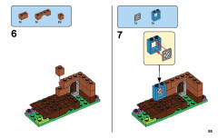 LEGO 11004 instructions page 55 – build guide