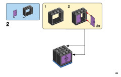LEGO 11004 instructions page 65 – build guide
