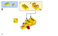 LEGO 11005 instructions page 44 – build guide