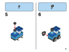 LEGO 11006 instructions page 11 – build guide