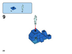LEGO 11006 instructions page 20 – build guide