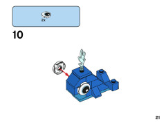 LEGO 11006 instructions page 21 – build guide