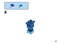 LEGO 11006 instructions page 27 – build guide