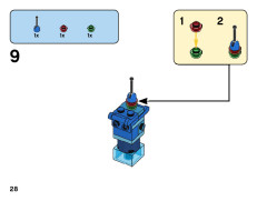 LEGO 11006 instructions page 28 – build guide