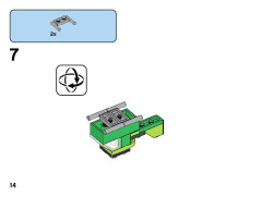 LEGO 11007 instructions page 14 – build guide