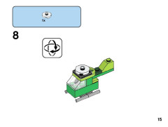 LEGO 11007 instructions page 15 – build guide