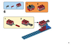 LEGO 11009 instructions page 9 – build guide