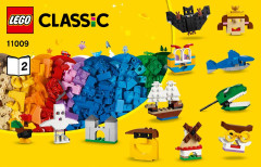 LEGO 11009 instructions page 1 – build guide