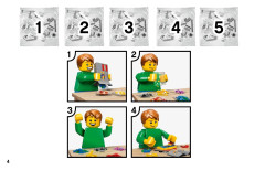 LEGO 11009 instructions page 4 – build guide