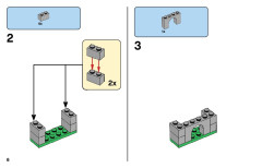 LEGO 11009 instructions page 6 – build guide