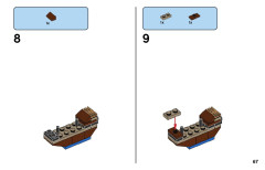 LEGO 11009 instructions page 67 – build guide