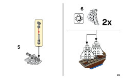 LEGO 11009 instructions page 69 – build guide