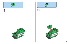 LEGO 11009 instructions page 75 – build guide