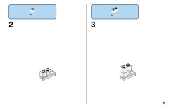 LEGO 11009 instructions page 9 – build guide