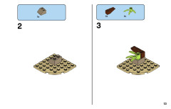 LEGO 11011 instructions page 13 – build guide