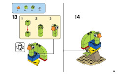 LEGO 11011 instructions page 19 – build guide