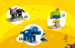 LEGO 11011 instructions page 2 – build guide