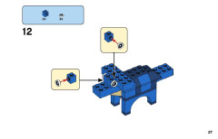 LEGO 11011 instructions page 27 – build guide