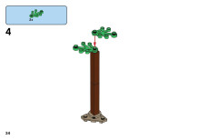 LEGO 11011 instructions page 34 – build guide