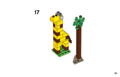 LEGO 11011 instructions page 43 – build guide
