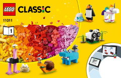 LEGO 11011 instructions page 1 – build guide