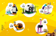 LEGO 11011 instructions page 2 – build guide