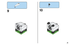 LEGO 11011 instructions page 21 – build guide