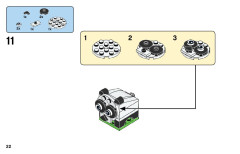 LEGO 11011 instructions page 22 – build guide