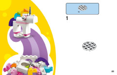 LEGO 11011 instructions page 23 – build guide