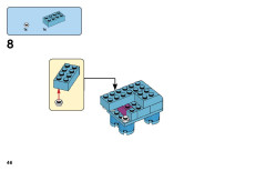 LEGO 11011 instructions page 46 – build guide