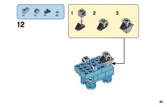 LEGO 11011 instructions page 49 – build guide