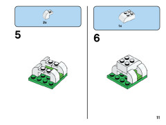 LEGO 11012 instructions page 11 – build guide