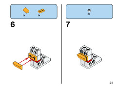 LEGO 11012 instructions page 21 – build guide