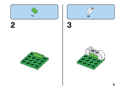 LEGO 11012 instructions page 9 – build guide