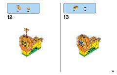 LEGO 11013 instructions page 19 – build guide