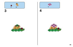LEGO 11013 instructions page 43 – build guide