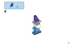 LEGO 11013 instructions page 13 – build guide