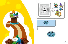 LEGO 11013 instructions page 3 – build guide