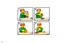 LEGO 11014 instructions page 2 – build guide