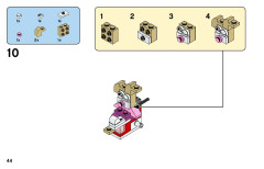 LEGO 11014 instructions page 44 – build guide
